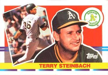 1990 Topps Big #118 Terry Steinbach Front