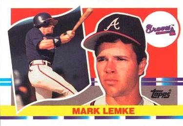 1990 Topps Big #120 Mark Lemke Front