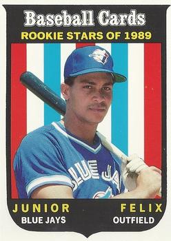 1989 Baseball Cards Magazine '59 Topps Replicas #65 Junior Felix Front
