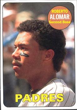 1990 Baseball Cards Magazine '69 Topps Repli-Cards #11 Roberto Alomar Front