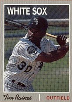 1992 Baseball Cards Magazine '70 Topps Replicas #71 Tim Raines Front