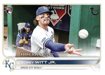 2022 Topps Update - Vintage Stock #US187 Bobby Witt Jr. Front