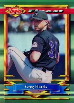 1994 Finest - Refractors #372 Greg Harris Front