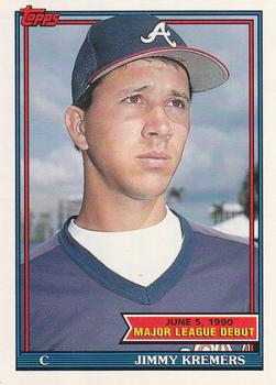 1991 Topps Major League Debut 1990 #79 Jimmy Kremers Front