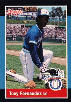 1988 Donruss All-Stars #25 Tony Fernandez Front