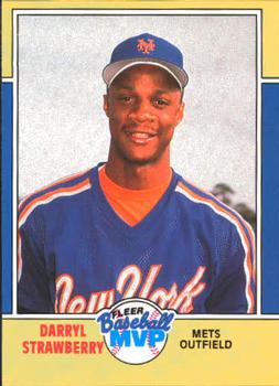 1988 Fleer Baseball MVPs #37 Darryl Strawberry Front