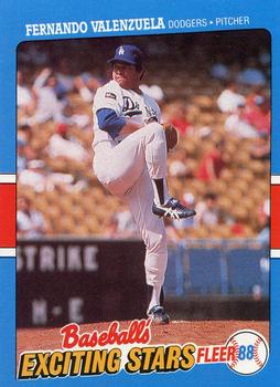 1988 Fleer Baseball's Exciting Stars #43 Fernando Valenzuela Front