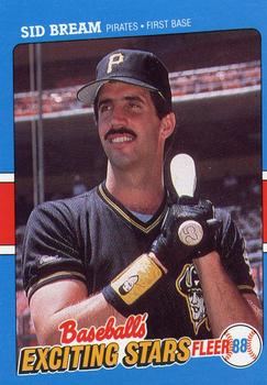 1988 Fleer Baseball's Exciting Stars #6 Sid Bream Front