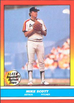 1988 Fleer Baseball's Hottest Stars #35 Mike Scott Front