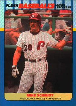 1988 Fleer Baseball's League Leaders #35 Mike Schmidt Front