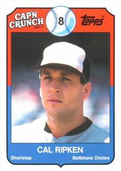 1989 Topps Cap'n Crunch #6 Cal Ripken Jr. Front