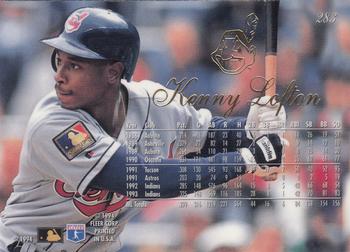 1994 Flair #283 Kenny Lofton Back