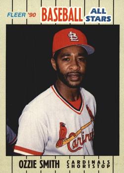 1990 Fleer Baseball All-Stars #35 Ozzie Smith Front