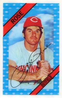 1972 Kellogg's 3-D Super Stars #06 Pete Rose  Front