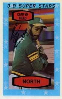 1975 Kellogg's 3-D Super Stars #23 Bill North  Front