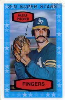 1975 Kellogg's 3-D Super Stars #55 Rollie Fingers  Front