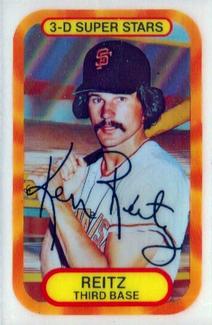 1977 Kellogg's 3-D Super Stars #38 Ken Reitz Front