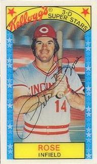 1979 Kellogg's 3-D Super Stars #22 Pete Rose Front