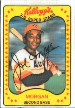 1981 Kellogg's 3-D Super Stars #22 Joe Morgan Front