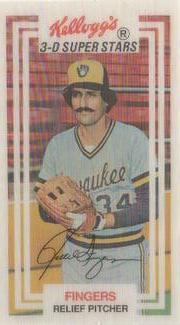 1983 Kellogg's 3-D Super Stars #2 Rollie Fingers Front