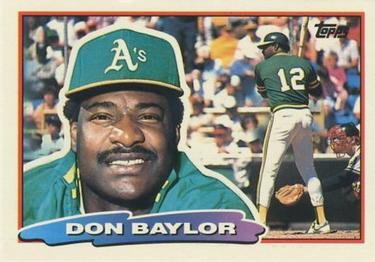 1988 Topps Big #162 Don Baylor Front