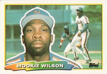 1988 Topps Big #182 Mookie Wilson Front