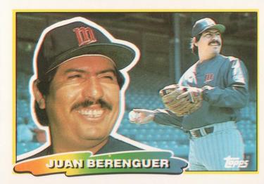 1988 Topps Big #222 Juan Berenguer Front