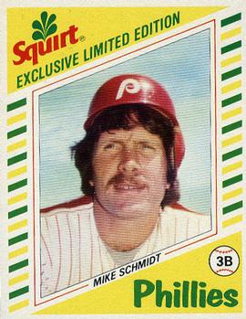 1982 Topps Squirt #14 Mike Schmidt Front