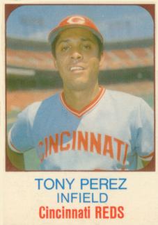 1975 Hostess #127 Tony Perez  Front
