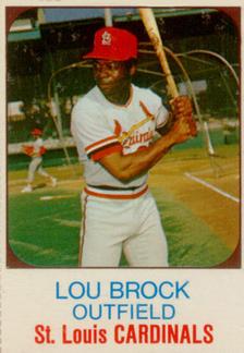1975 Hostess #23 Lou Brock  Front