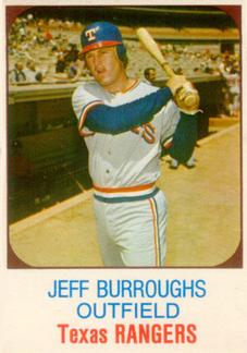 1975 Hostess #94 Jeff Burroughs  Front