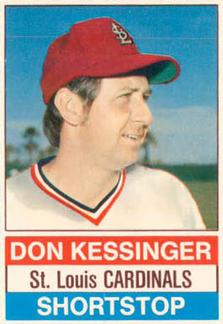 1976 Hostess #134 Don Kessinger Front