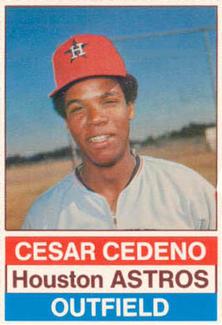 1976 Hostess #47 Cesar Cedeno Front