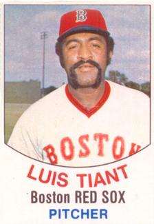 1977 Hostess #10 Luis Tiant Front