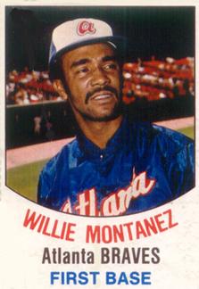 1977 Hostess #19 Willie Montanez Front