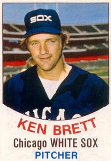1977 Hostess #65 Ken Brett Front