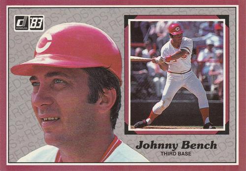1983 Donruss Action All-Stars #14 Johnny Bench Front