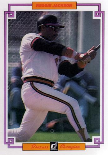 1984 Donruss Champions #9 Reggie Jackson Front