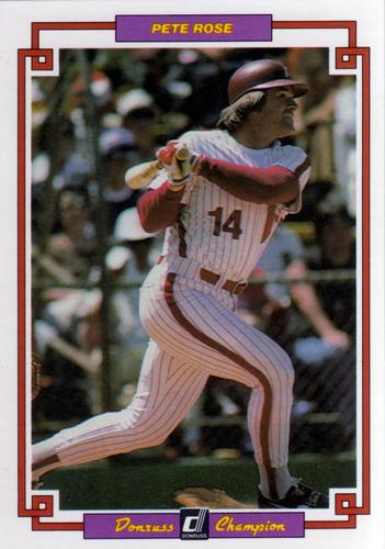 1984 Donruss Champions #27 Pete Rose Front