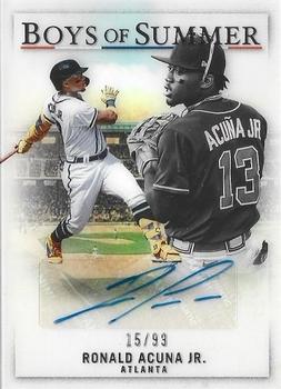 2022 Panini Chronicles - Boys of Summer Autographs #BOS-RAJ Ronald Acuna Jr. Front