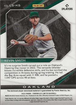 2022 Panini Chronicles - Limited Swatches Holo Gold #LS-KS Kevin Smith Back