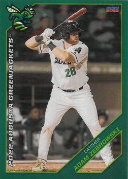 2022 Choice Augusta Greenjackets #30 Adam Zebrowski Front