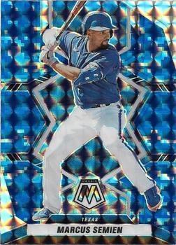 2022 Panini Mosaic - Blue Camo Mosaic #5 Marcus Semien Front