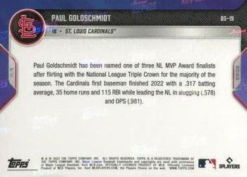 2022-23 Topps Now Off-Season - Blue #OS-19 Paul Goldschmidt Back