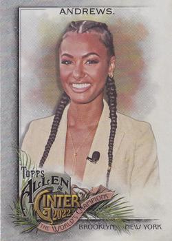 2022 Topps Allen & Ginter - Silver Portrait #258 Malika Andrews Front