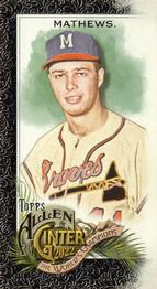 2022 Topps Allen & Ginter - Mini Black Border #243 Eddie Mathews Front