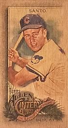 2022 Topps Allen & Ginter - Mini Wood #188 Ron Santo Front