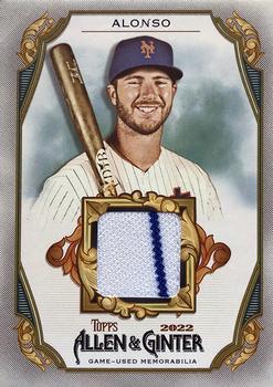 2022 Topps Allen & Ginter - Full-Size Relics B Design #AGRB-PA Pete Alonso Front