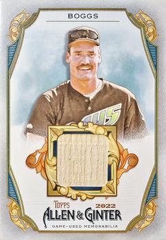 2022 Topps Allen & Ginter - Full-Size Relics B Design #AGRB-WB Wade Boggs Front