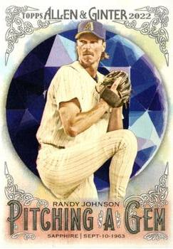 2022 Topps Allen & Ginter - Pitching a Gem #PAG-24 Randy Johnson Front